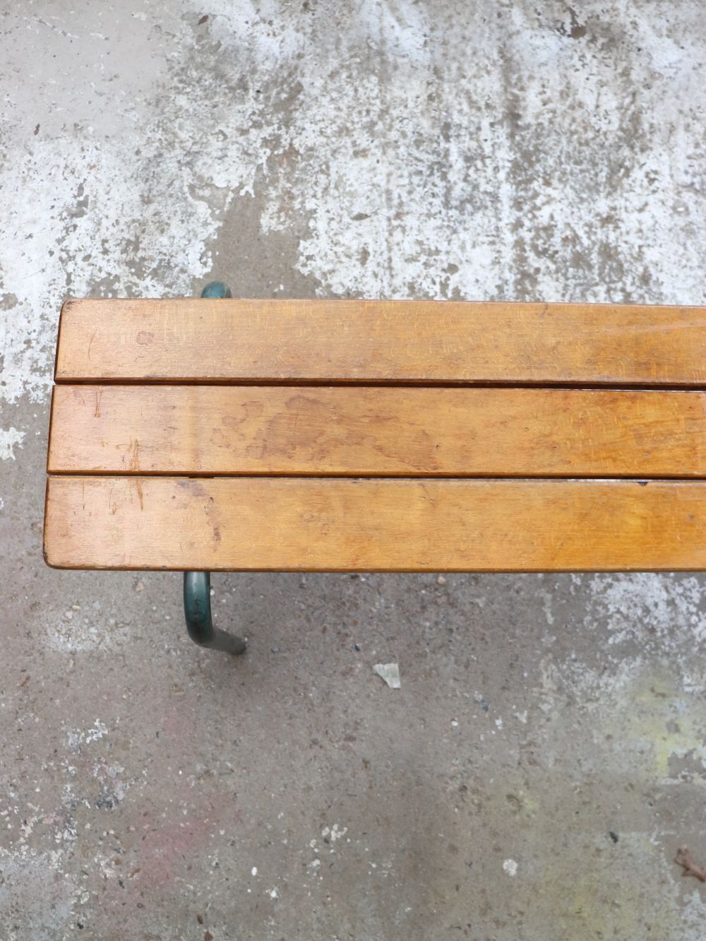 325.0 Vintage Mullca French School Bench   Adult Height photo