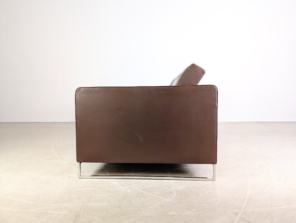 Ligne Roset Tweezitsbank, Model Urbani, Leer, Indiana Brown photo vinterior