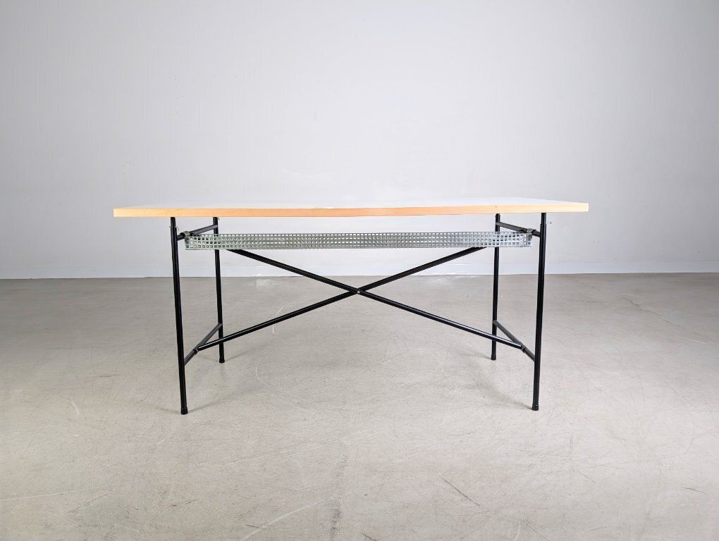 7x Original Egon Eiermann Desk Richard Lampert Metal photo vinterior