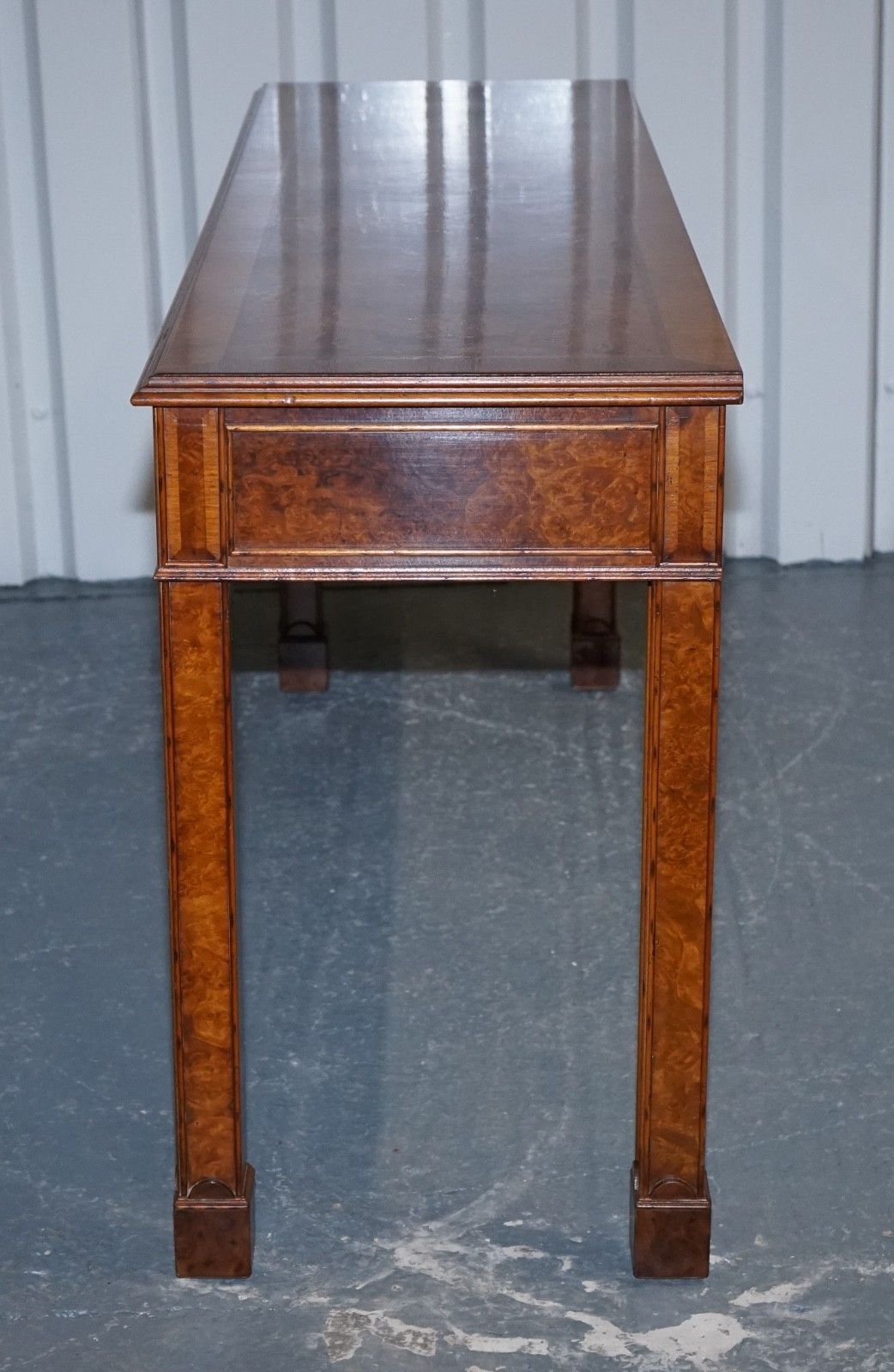 photo buy Georgian Style Brights Of Nettlebed London Burr Walnut Console Table