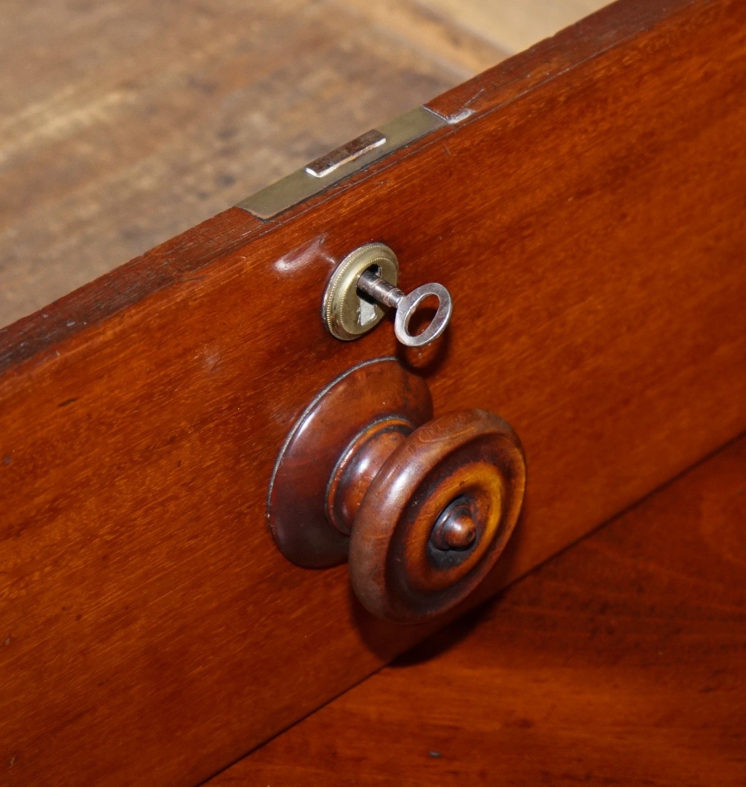 photo furniture Large Early Victorian Chest Of Drawers With Original Knobs And Locks