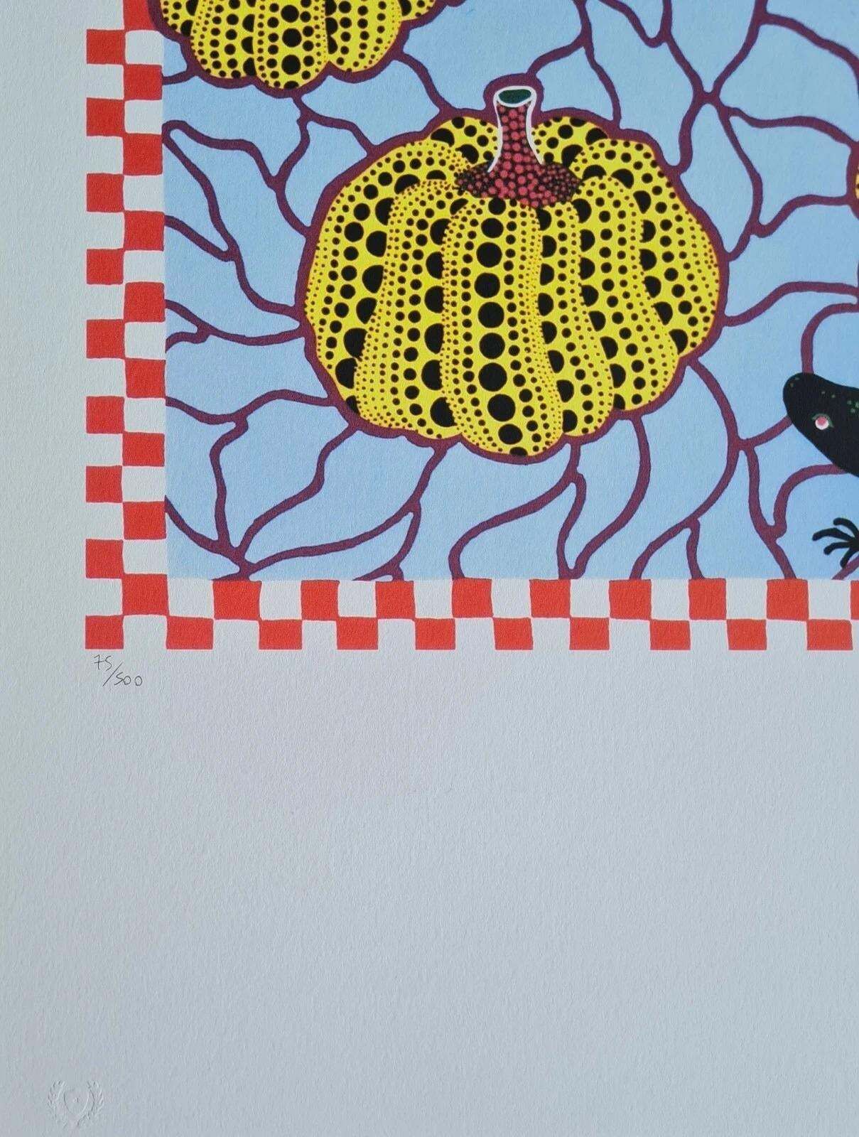 Yayoi Kusama, Black Lizards, Lithograph, 1990s photo buy