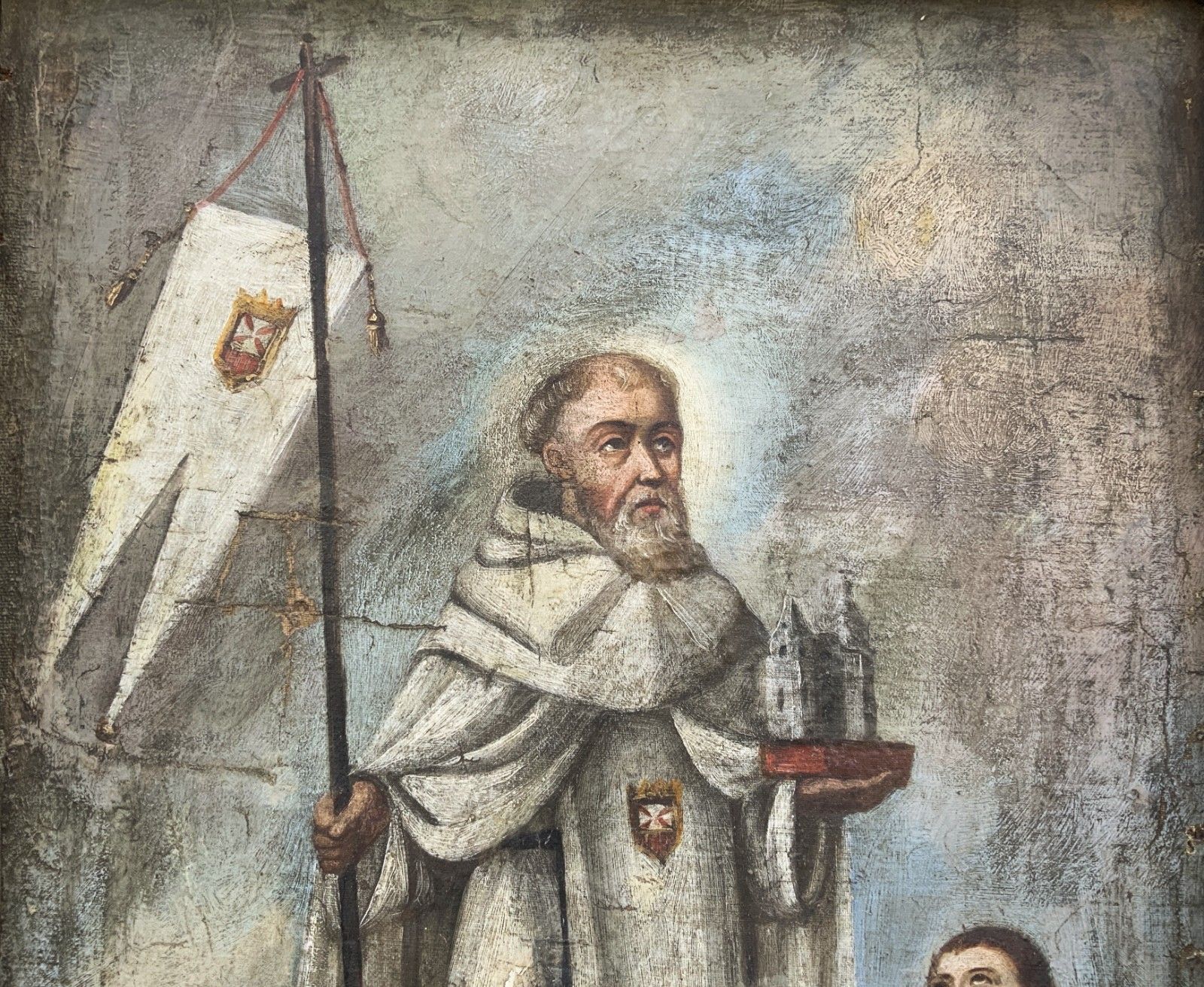 17th Century Portrait Painting Spanish School Old Master Religious Historical photo 2250.0