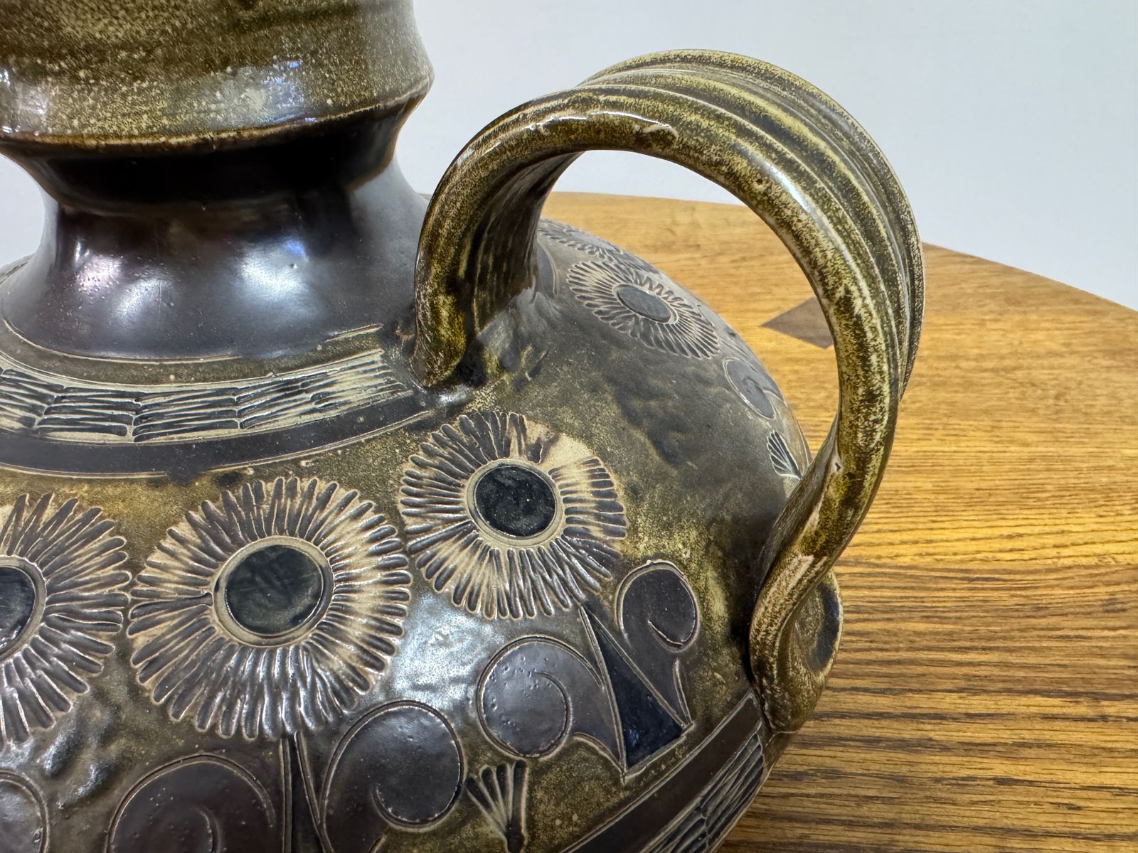 1970s Belgian Ceramic Jug Or Vase photo vinterior