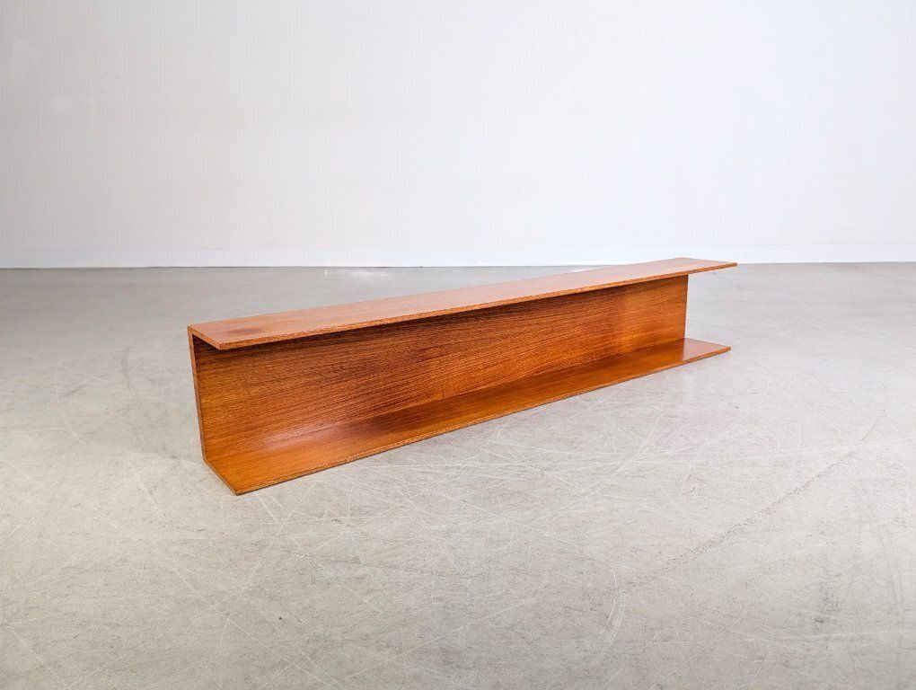 2x Original Midcentury Wilhelm Renz Wall Shelf Walter Wirz Teak photo Furniture