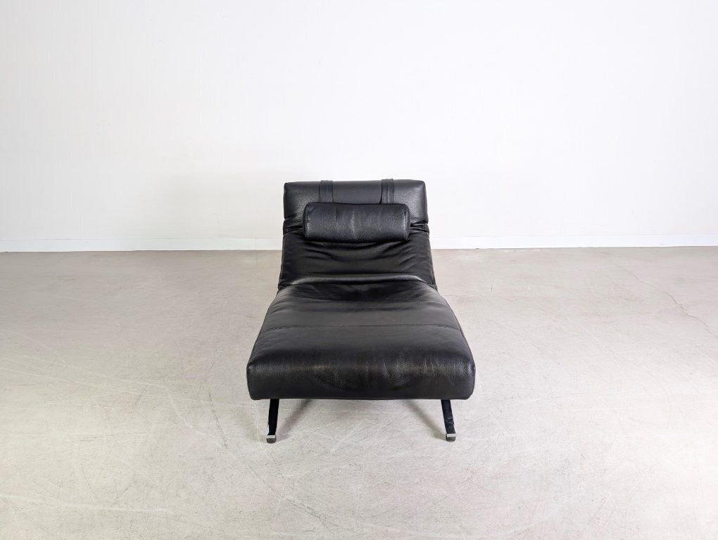 Original Niels Eilersen Armchair Jens Juul Lounger Leather Black 1980 photo furniture