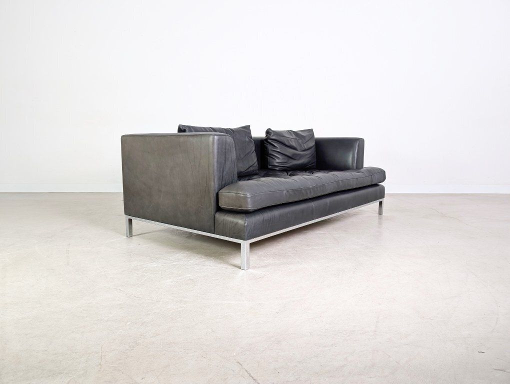 Original Sofa De Sede Ds 0040 Leather Design Two Seater Black photo Furniture