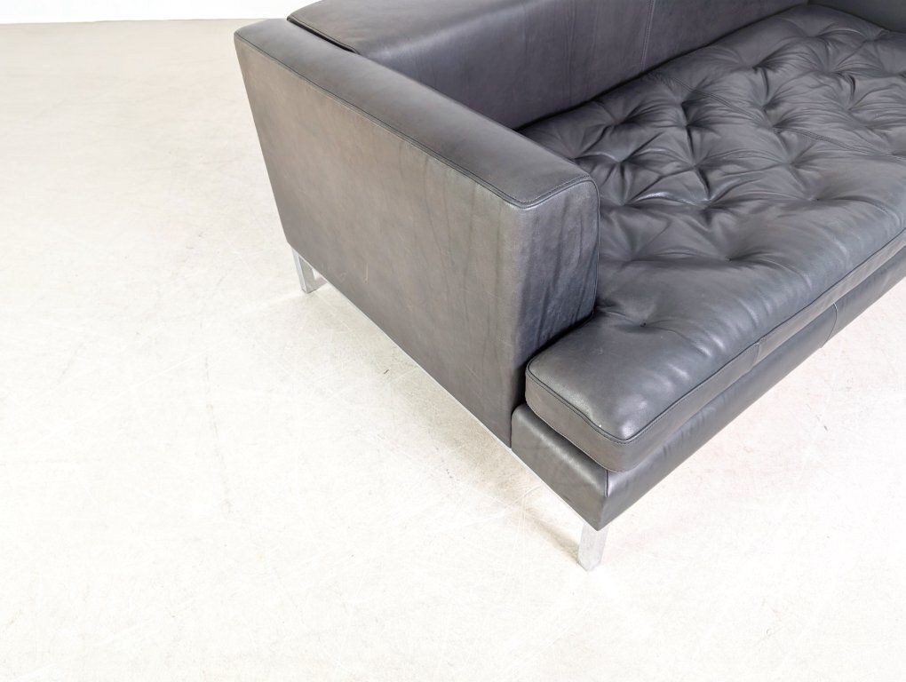 photo for sale Original Sofa De Sede Ds 0040 Leather Design Two Seater Black