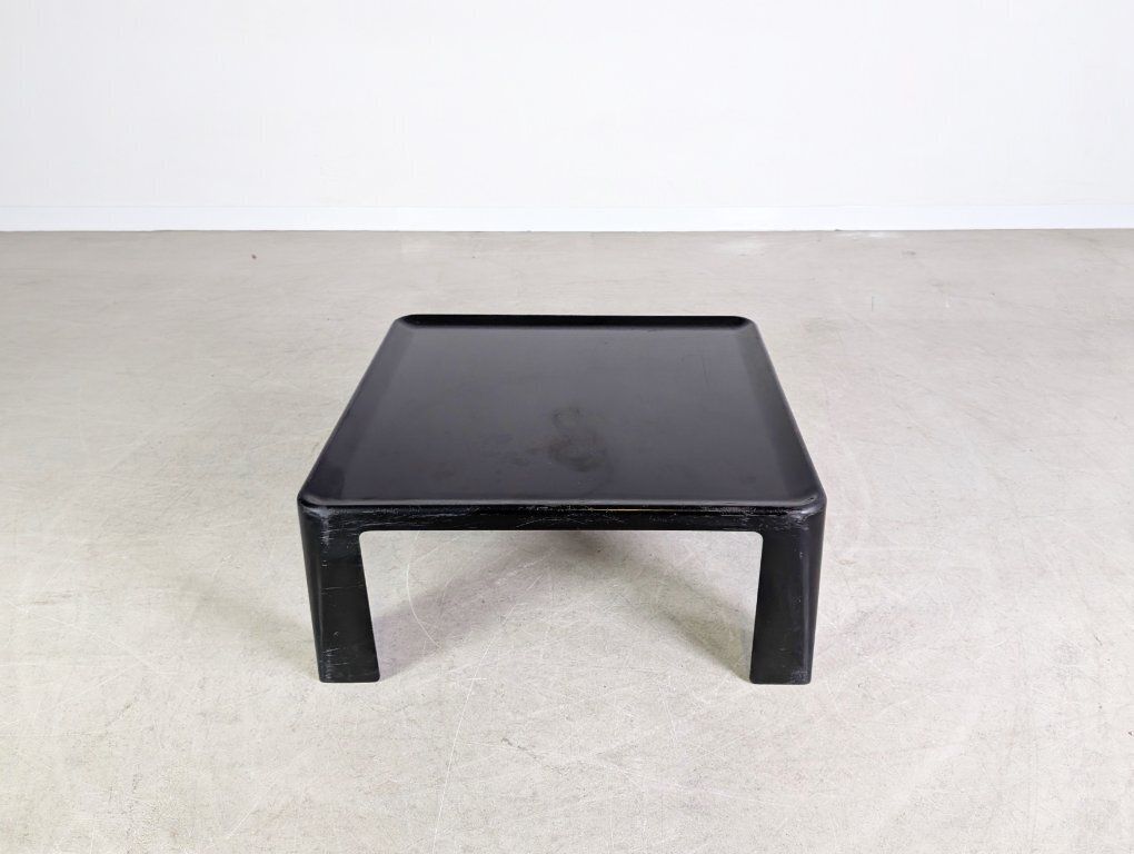 Original Midcentury Coffee Table C&B Italia Mario Bellini Design Black photo furniture