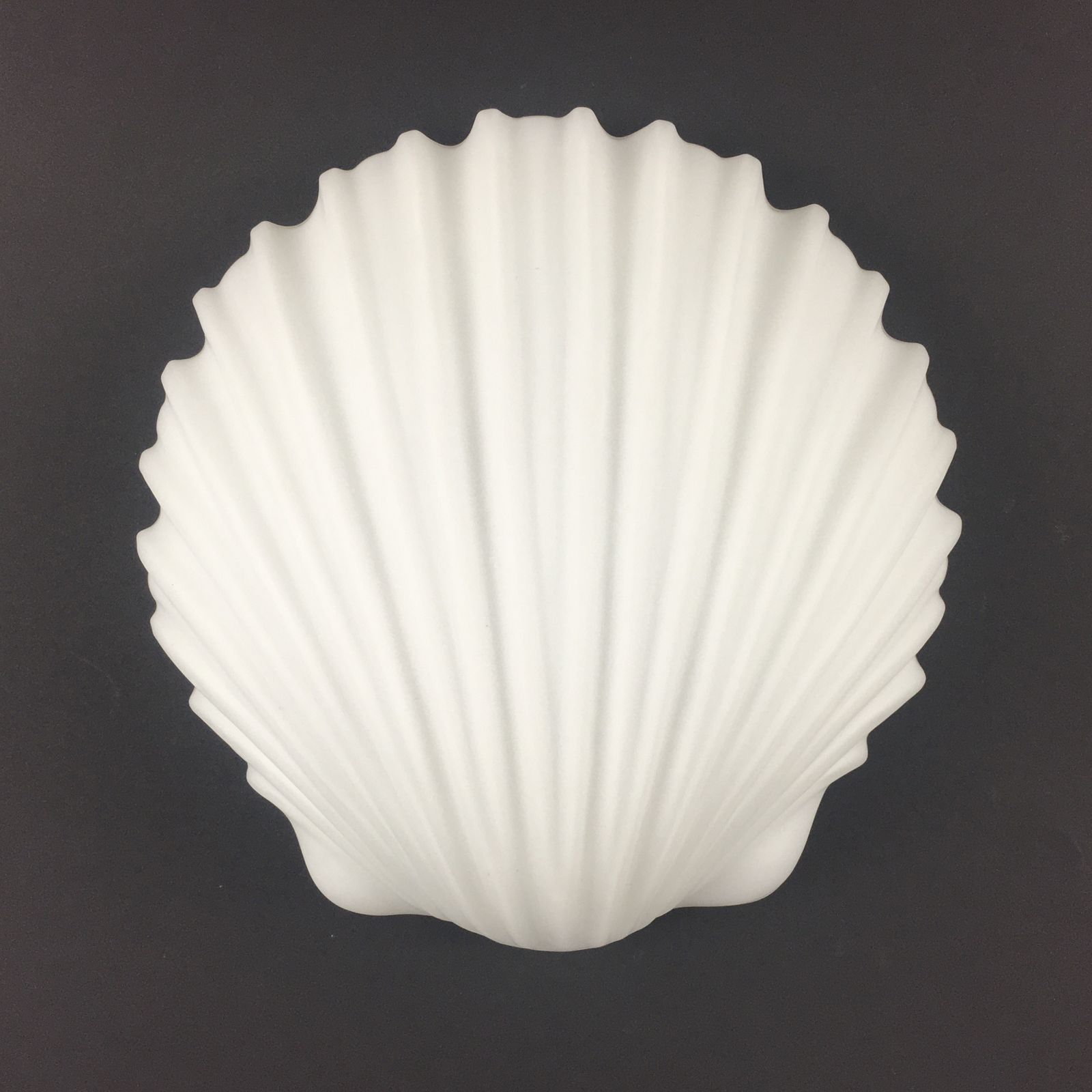 Pair Of Large Minimalist Shell Shaped Opaline Glass Wall Lights From Limburg, Germany, 1970s photo furniture