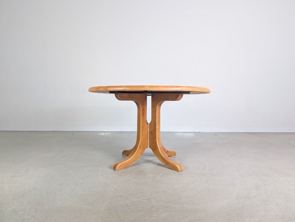 Rainer Daumiller Extendable Beech Dining Table, Mid Century Design photo for sale