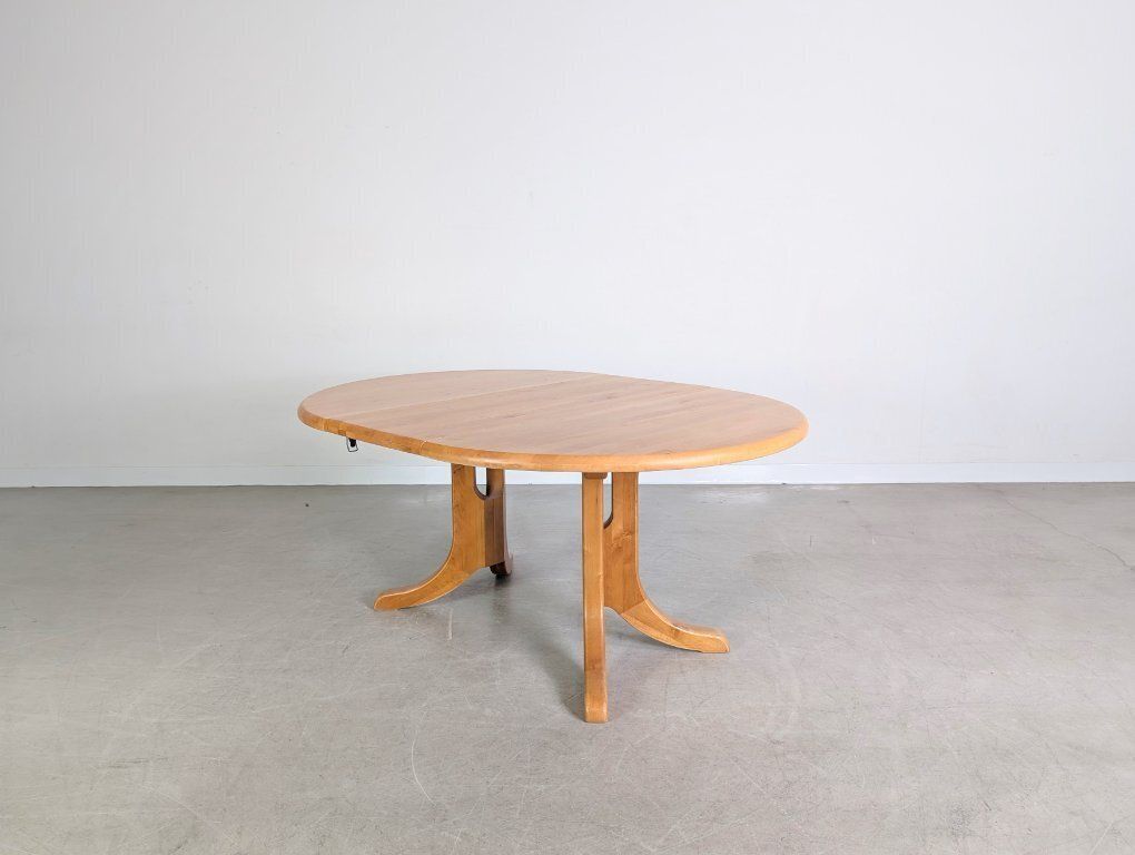 Rainer Daumiller Extendable Beech Dining Table, Mid Century Design photo vinterior