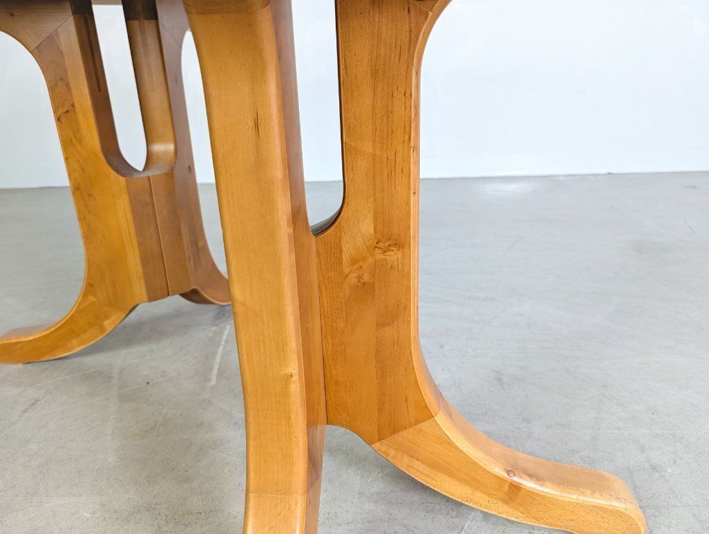 photo for sale Rainer Daumiller Extendable Beech Dining Table, Mid Century Design