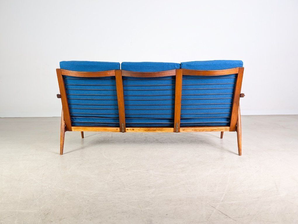 Original Midcentury Sofa Teak Vintage Danish Design 1960 Mcm photo vinterior