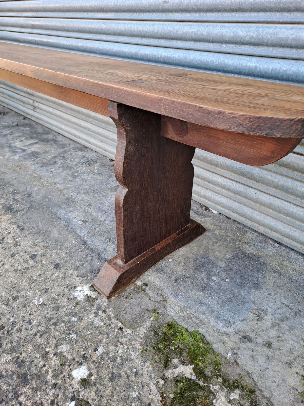 Exceptional Pair Of Extra Large Provincial Benches photo 990.0