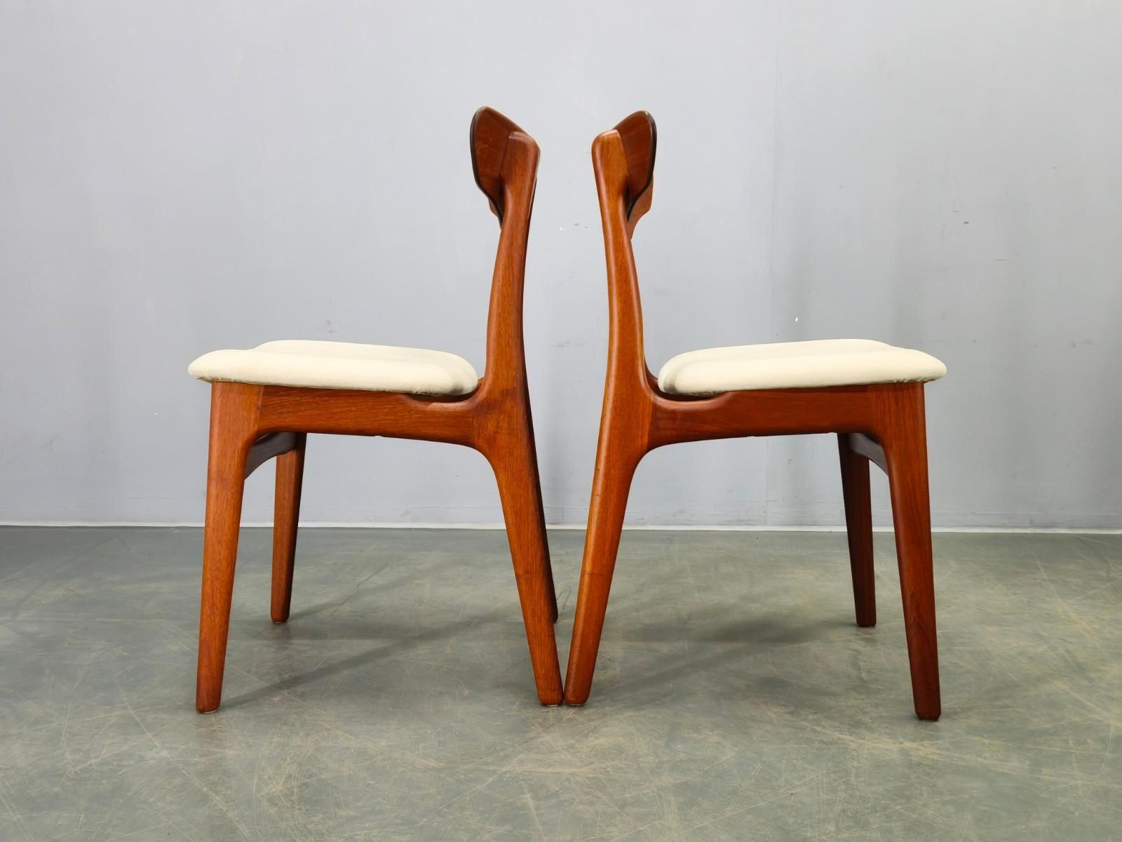 Furniture Set Of 4 Danish Teak Dining Chairs By Schionning & Elgaard, 1960s photo