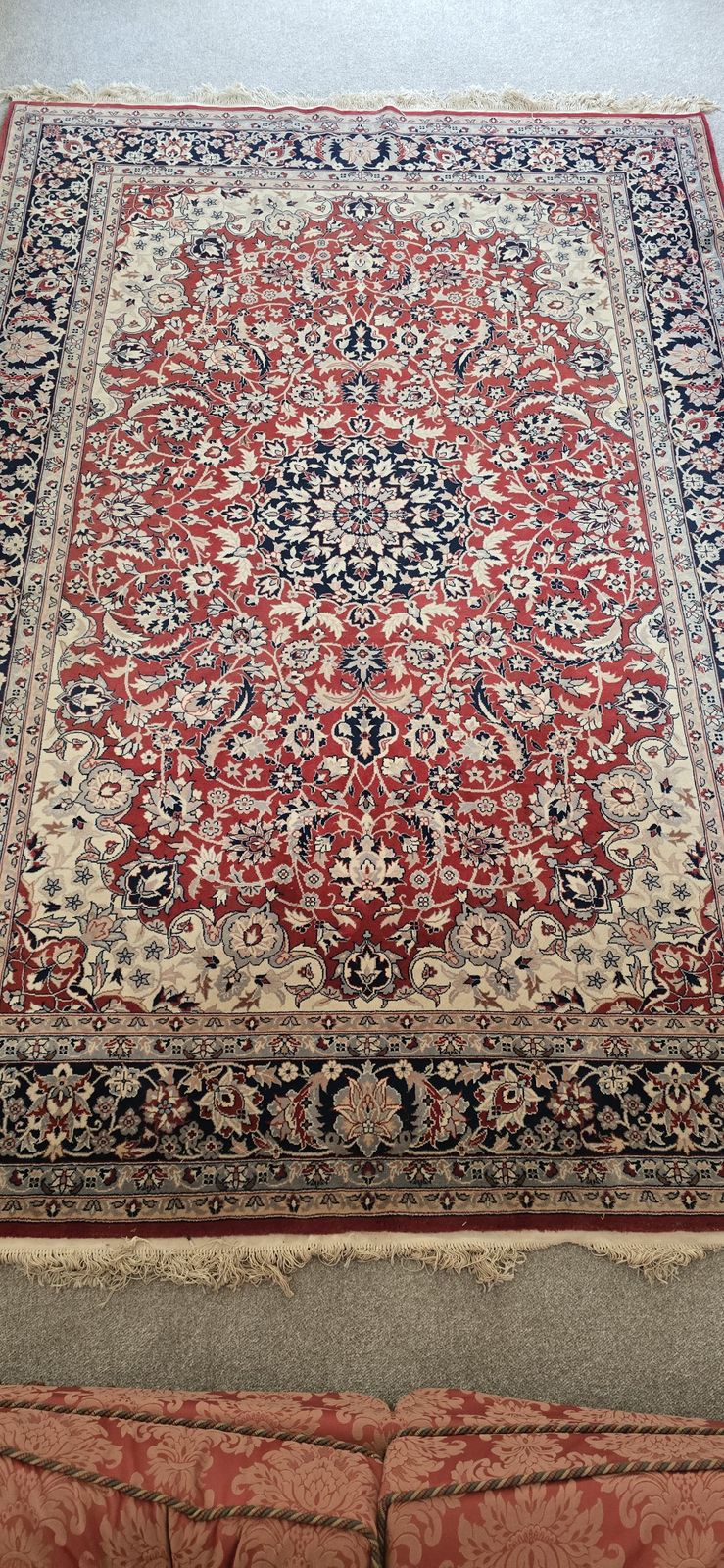 Large Woolen Carpet, 1920s, Vintage photo 995.0