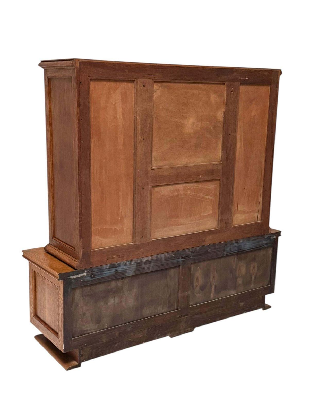 Art Deco Bookcase Or Display Cabinet With Glass Sliding Doors, 1930s photo vinterior
