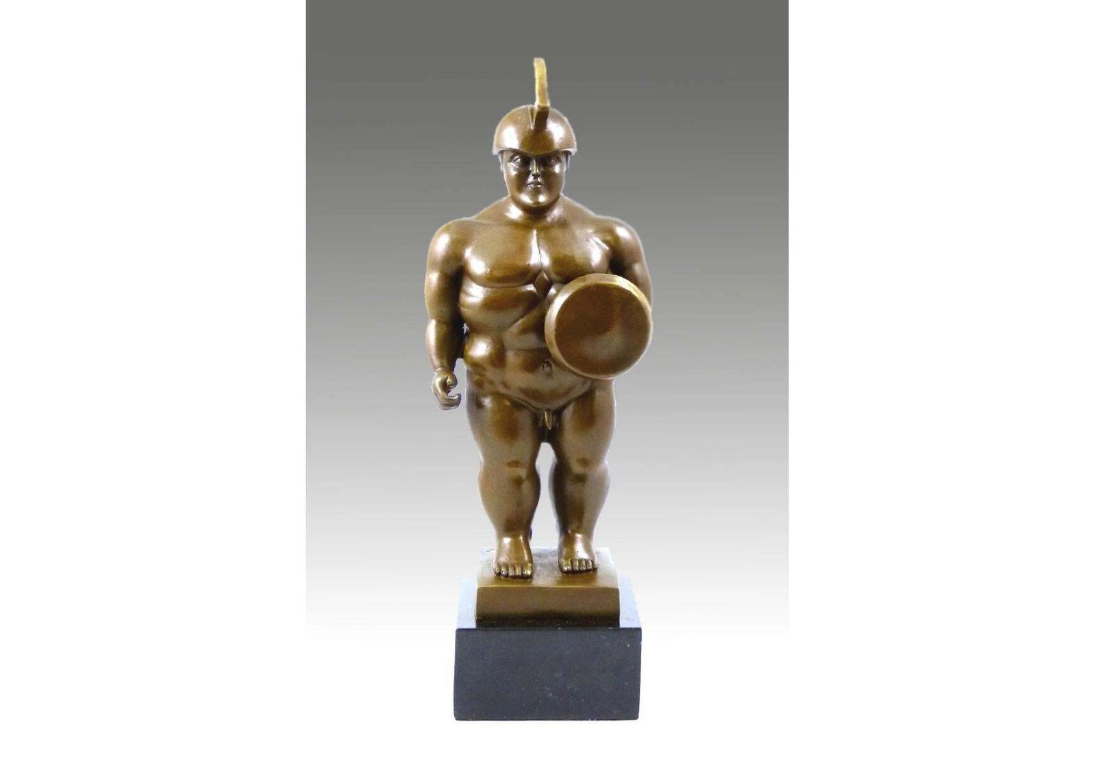 Sculpture Roman Warrior In Bronze, Contemporary Style, 20th Century photo furniture