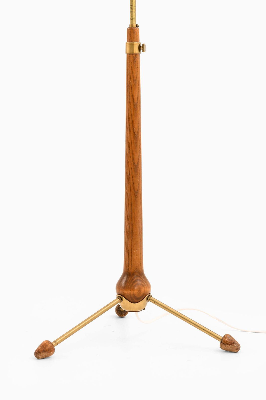 Floor Lamp In Brass And Metal By Hans Bergström, 1940s photo furniture