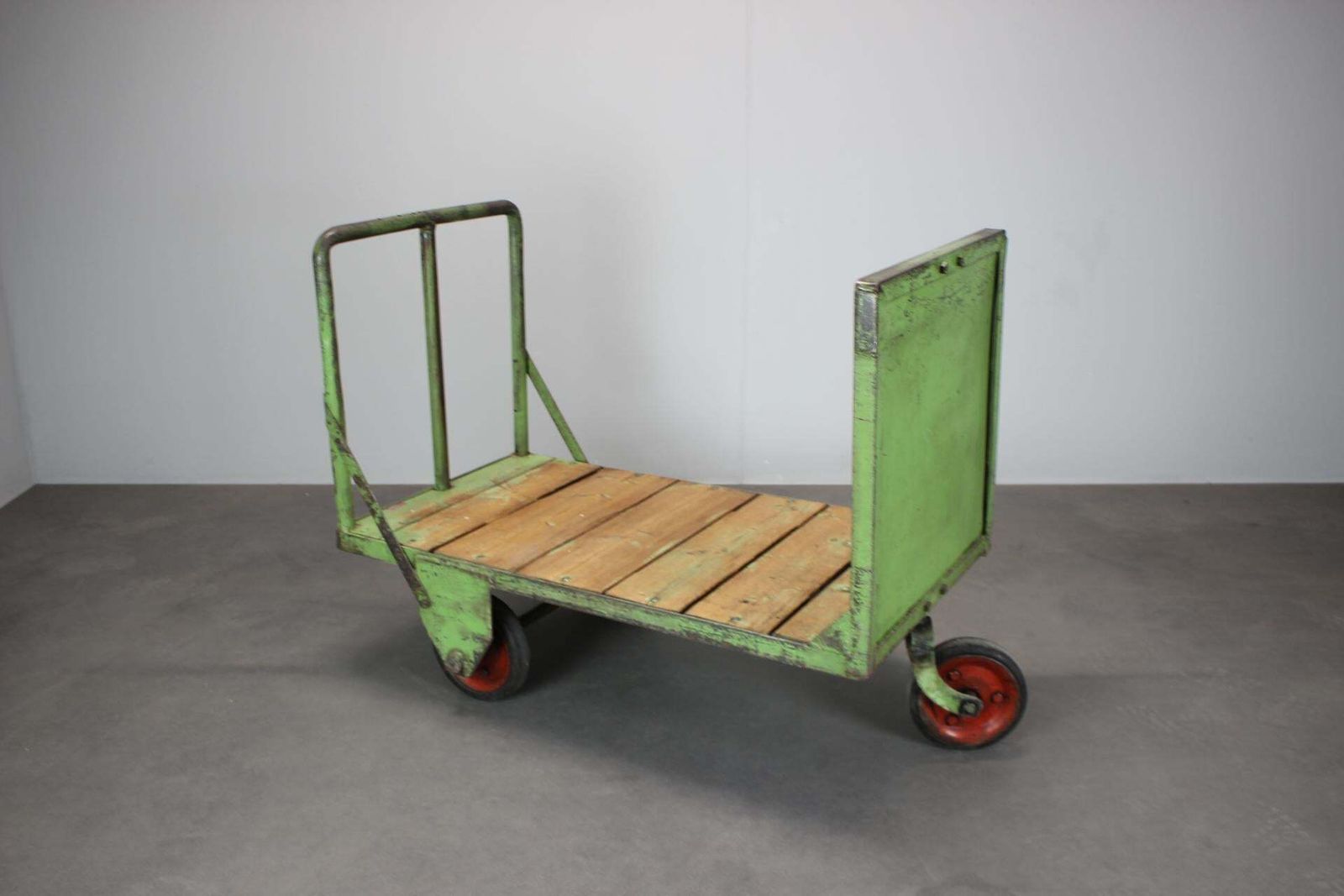 Mid Century Industrial Bar Cart, 1950s, Czechoslovakia photo vinterior