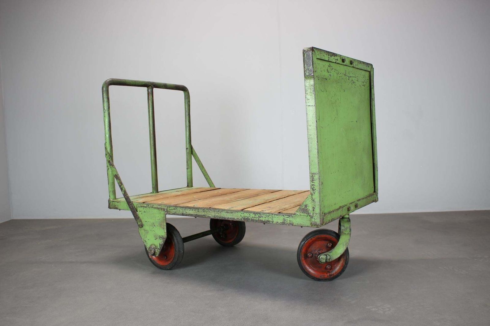 Mid Century Industrial Bar Cart, 1950s, Czechoslovakia photo buy