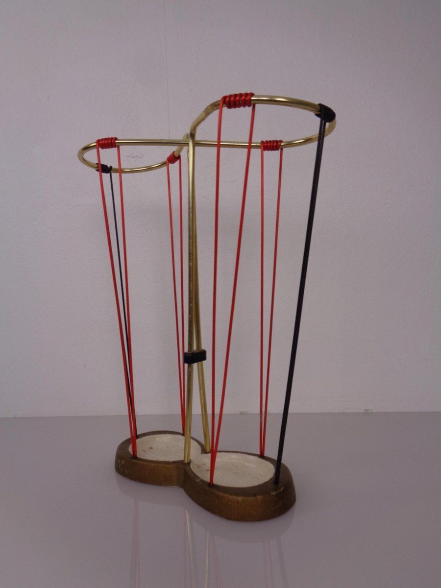 Mid Century Modern String Umbrella Stand, Germany, 1950s photo for sale