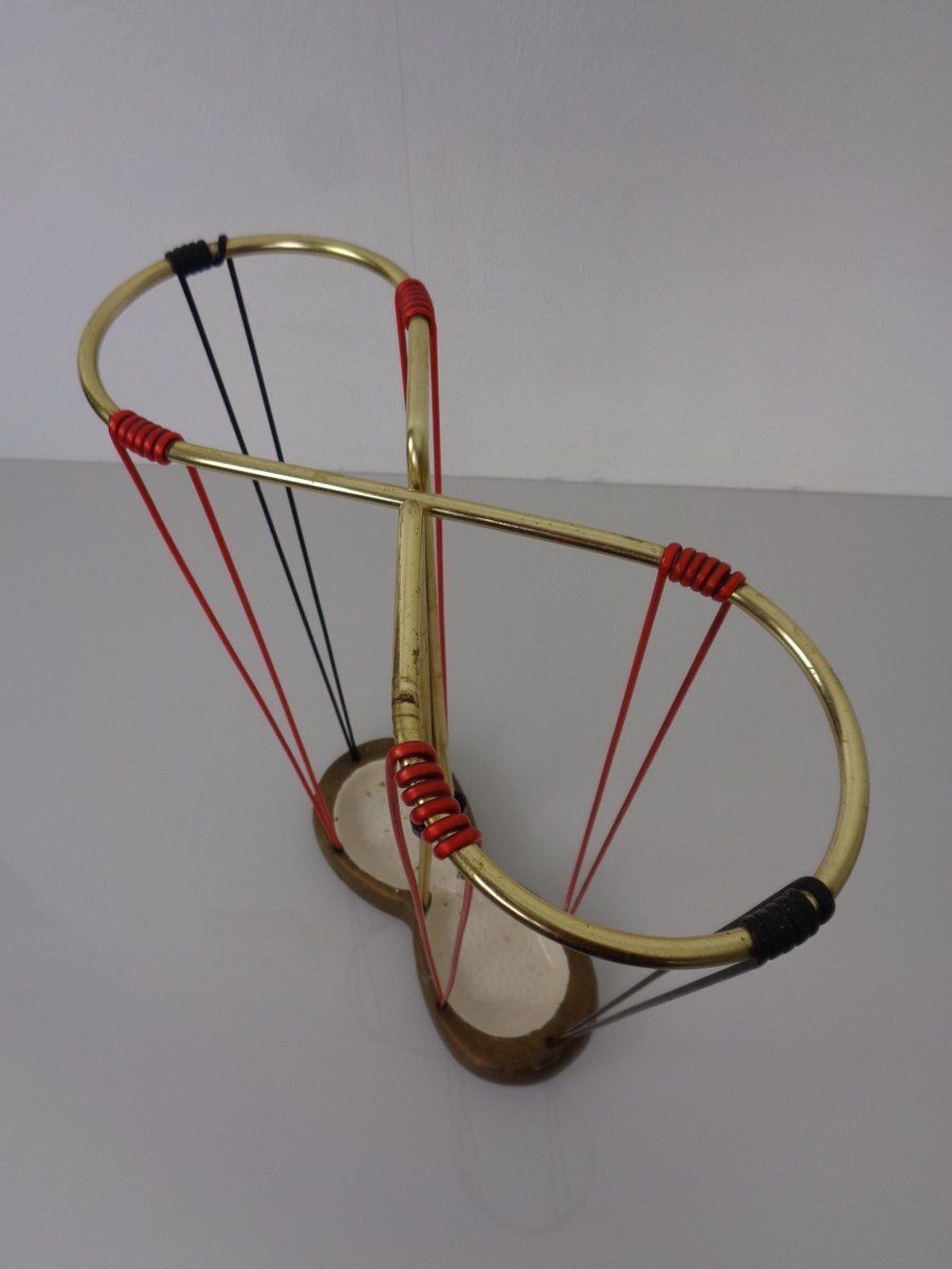 Mid Century Modern String Umbrella Stand, Germany, 1950s photo Home Decor