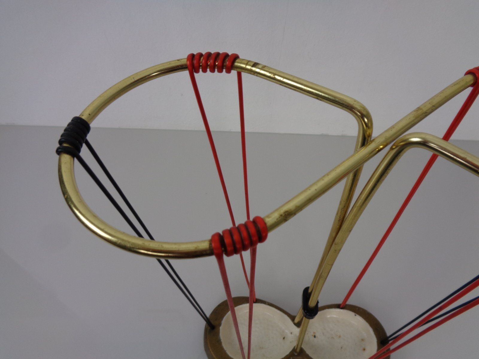 200.0 Mid Century Modern String Umbrella Stand, Germany, 1950s photo