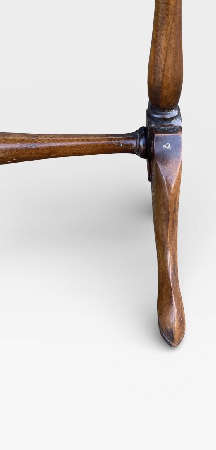 Queen Anne Style Burr Walnut Canterbury / Magazine Rack (C.1920) photo vintage