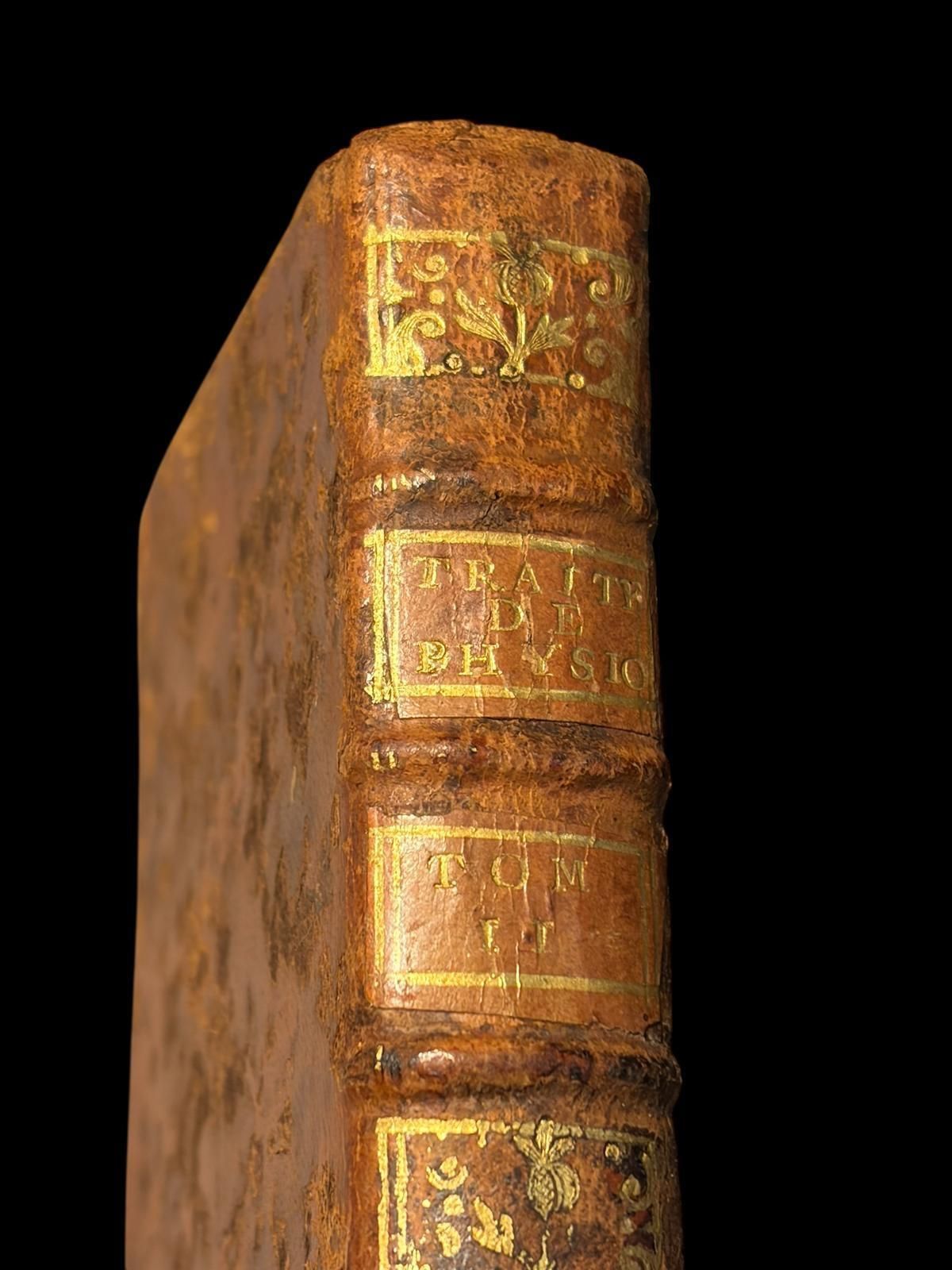 Treatise On Physiology Volume II Lyon 1763 Dufieu photo vintage