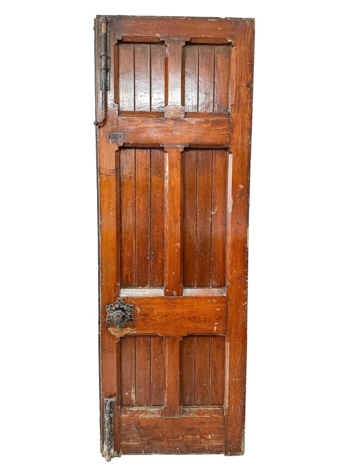 Large Gothic Revival Double Church Doors In Pitch Pine   Late 19th Century Victorian Ecclesiastical. photo 580.0