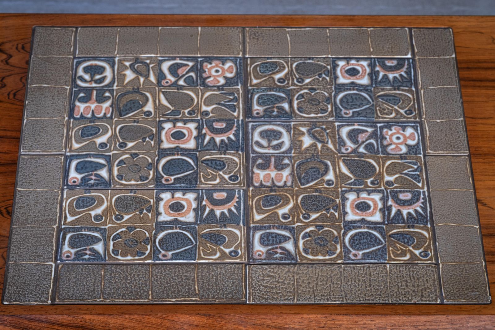 Nesting Tables In Rosewood With Tiles By Johannes Andersen For Cfc, 1960s photo 1314.0