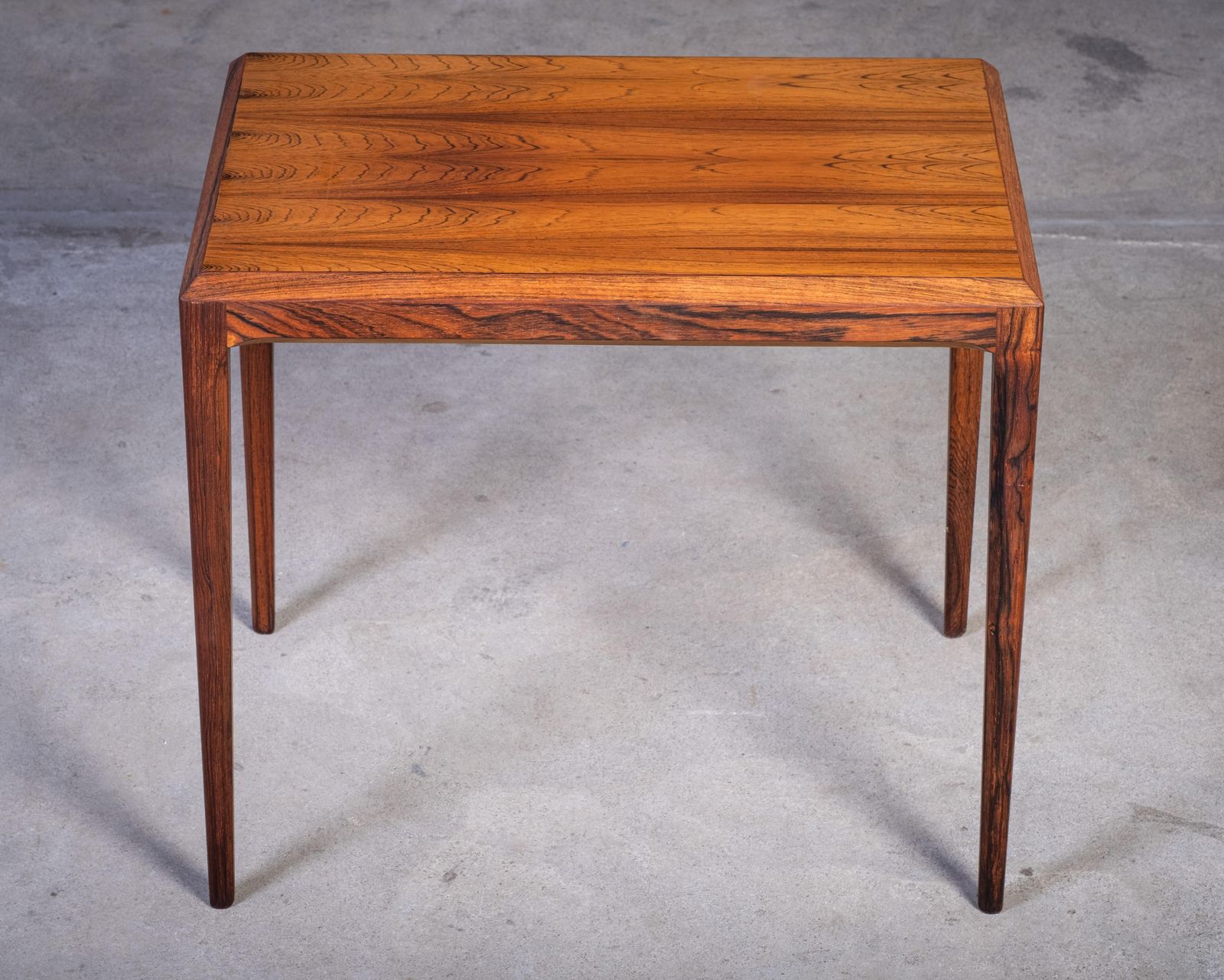 Nesting Tables In Rosewood With Tiles By Johannes Andersen For Cfc, 1960s photo vinterior