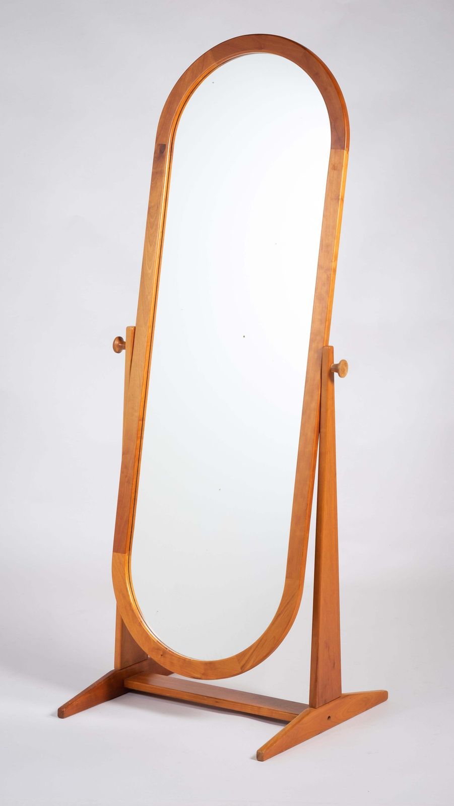 Cheval Floor Mirror By Pedersen & Hansen, Denmark, 1970s photo furniture