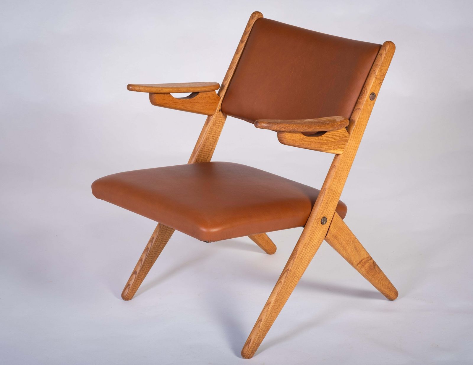 Furniture Lounge Chairs By Arne Hovmand Olsen, 1970s, Danish Design photo