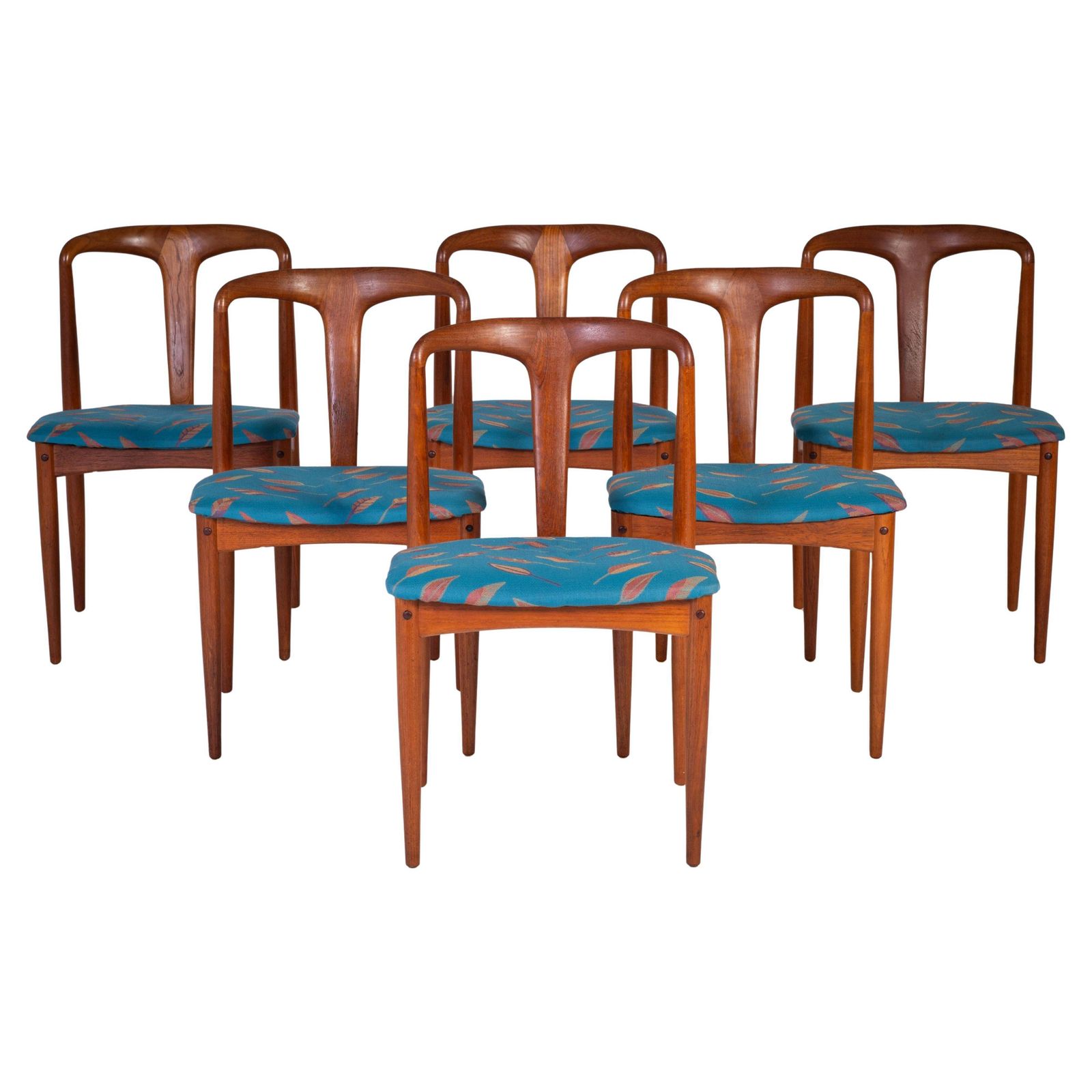 Juliane Chairs By Johannes Andersen Or Uldum Furniture, Denmark, 1960s, Set Of 6