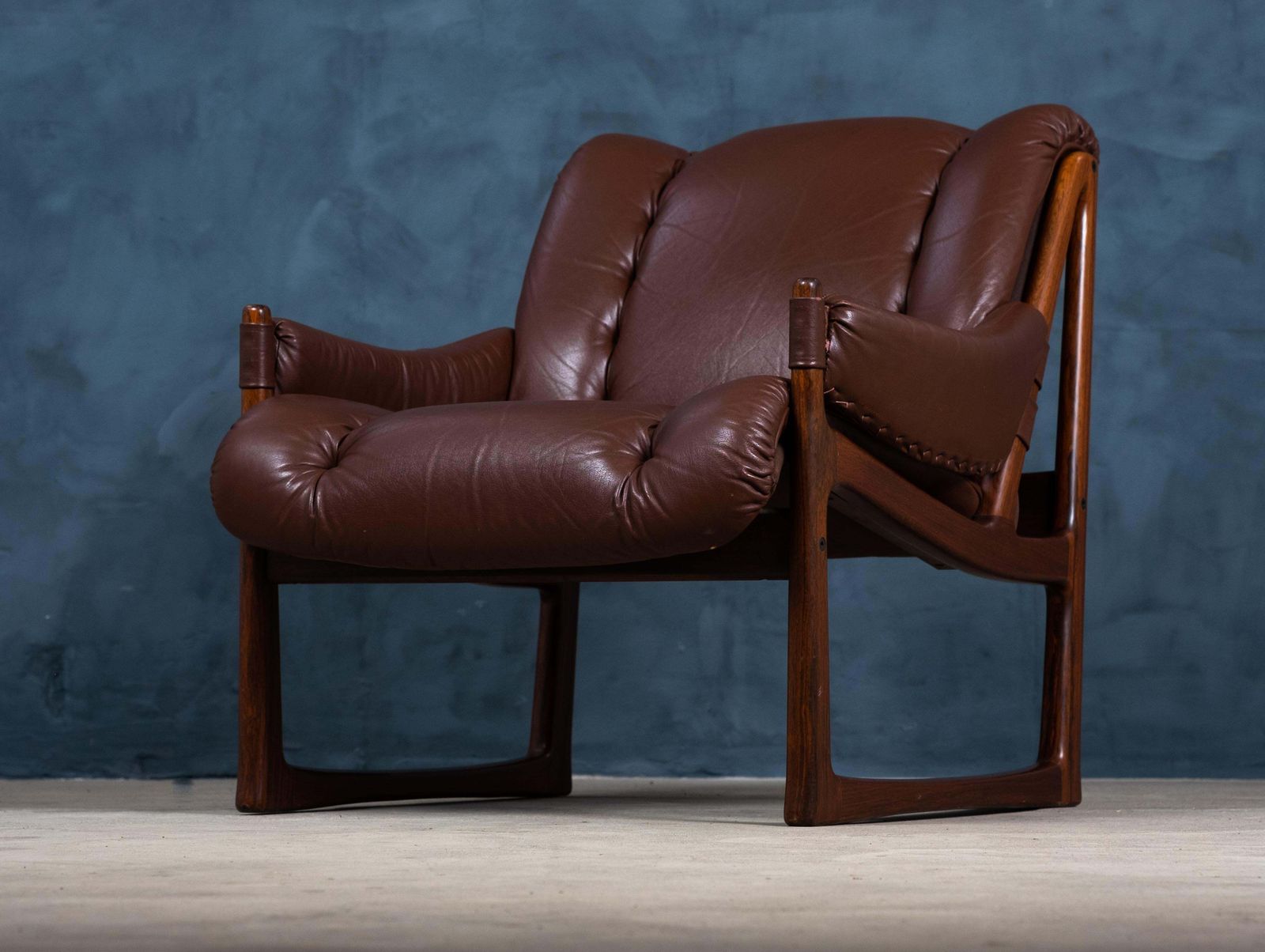 Lounge Chairs In Rosewood By Torbjørn Afdal For Bruksbo, 1960s photo vintage