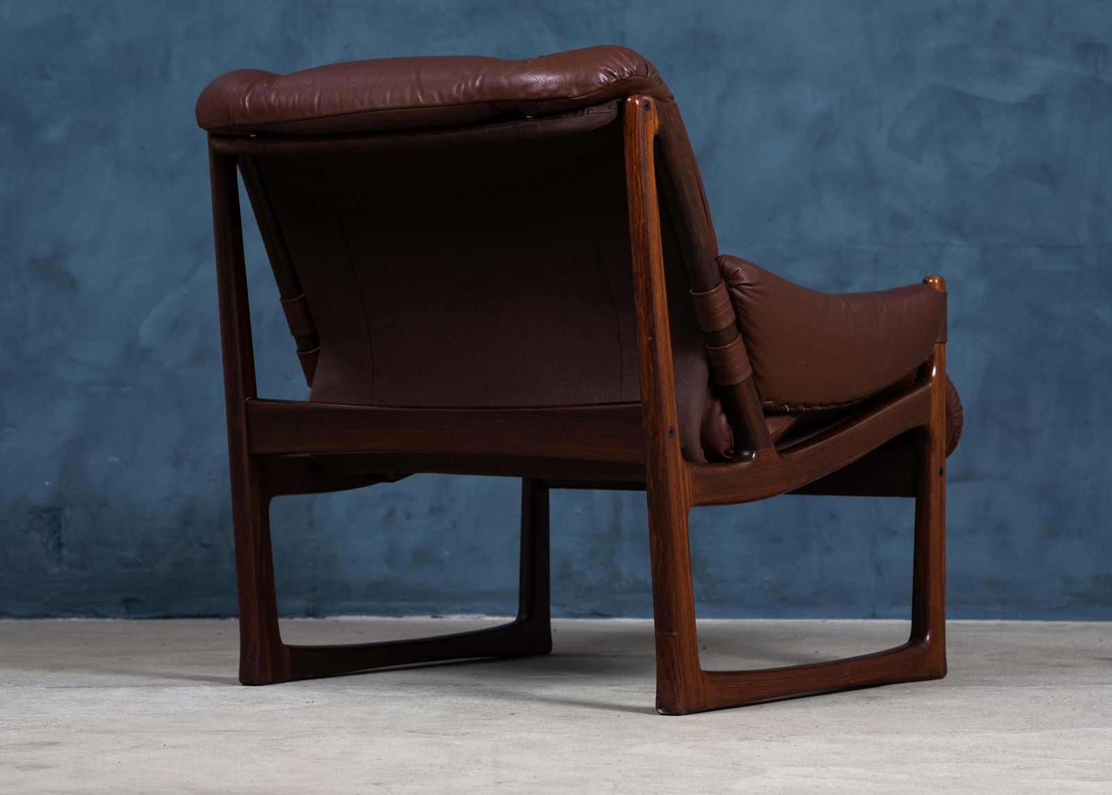 Furniture Lounge Chairs In Rosewood By Torbjørn Afdal For Bruksbo, 1960s photo