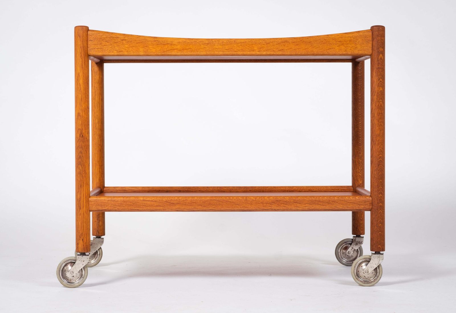 Mid Century Danish Bar Cart By Hans J. Wegner For Andreas Tuck, 1950s photo vinterior