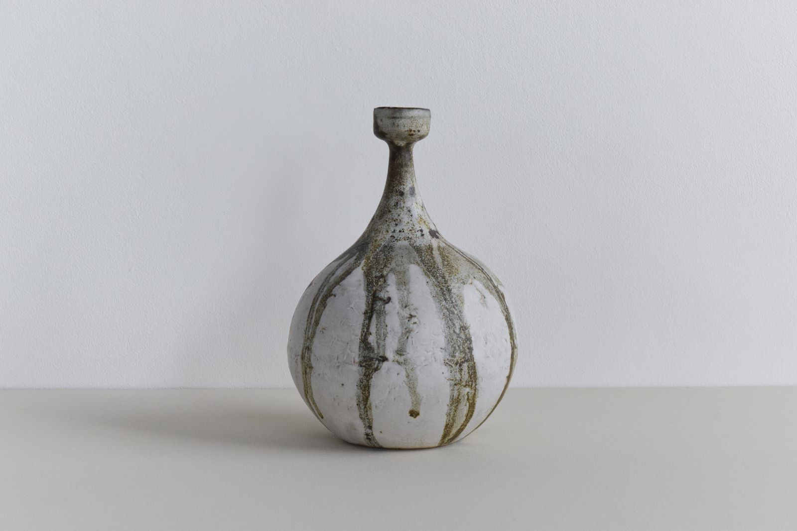 Vintage Studio Pottery Sculptural Vessel By Potter Jean Stanton