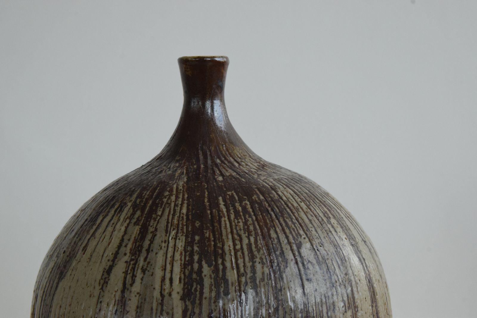 Vintage Studio Pottery Stem Vase By Potter Jean Stanton photo 145.0