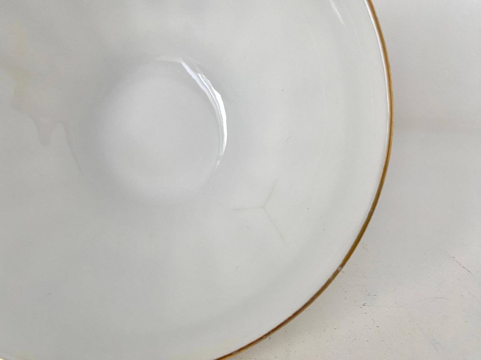 photo furniture Set Of Two 60s French Porcelain Bowls, Woman In Brittany Suit