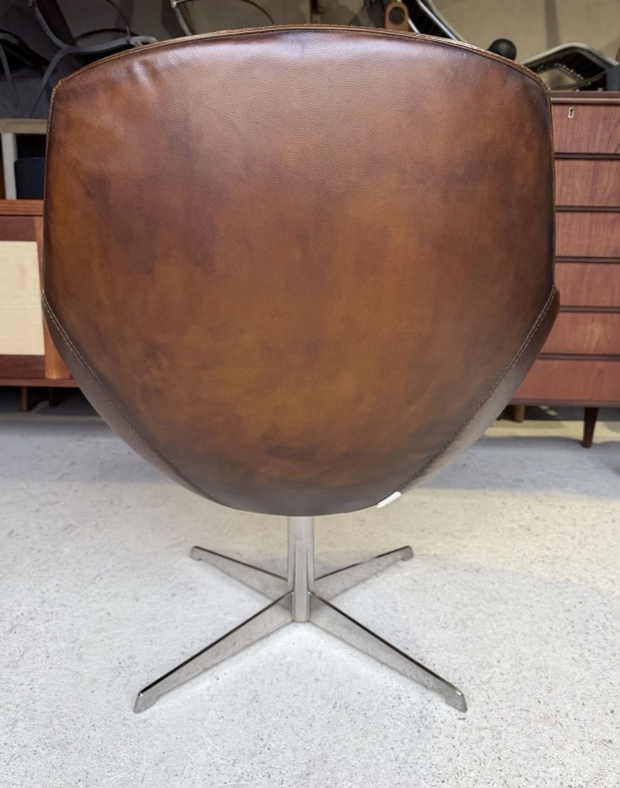 photo for sale Mid Century Swivel Lounge Chair By Grassoler Rosetta 1970s Spain