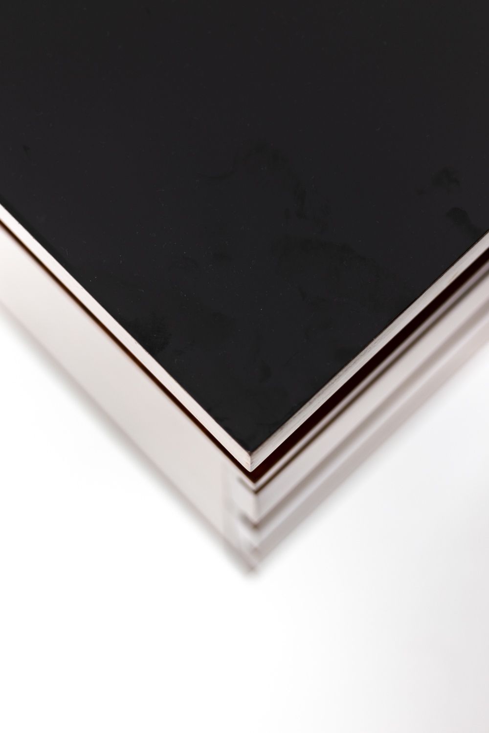 Pierre Guariche, Desk In Mahogany And Lacquered Metal, 1960’s photo for sale