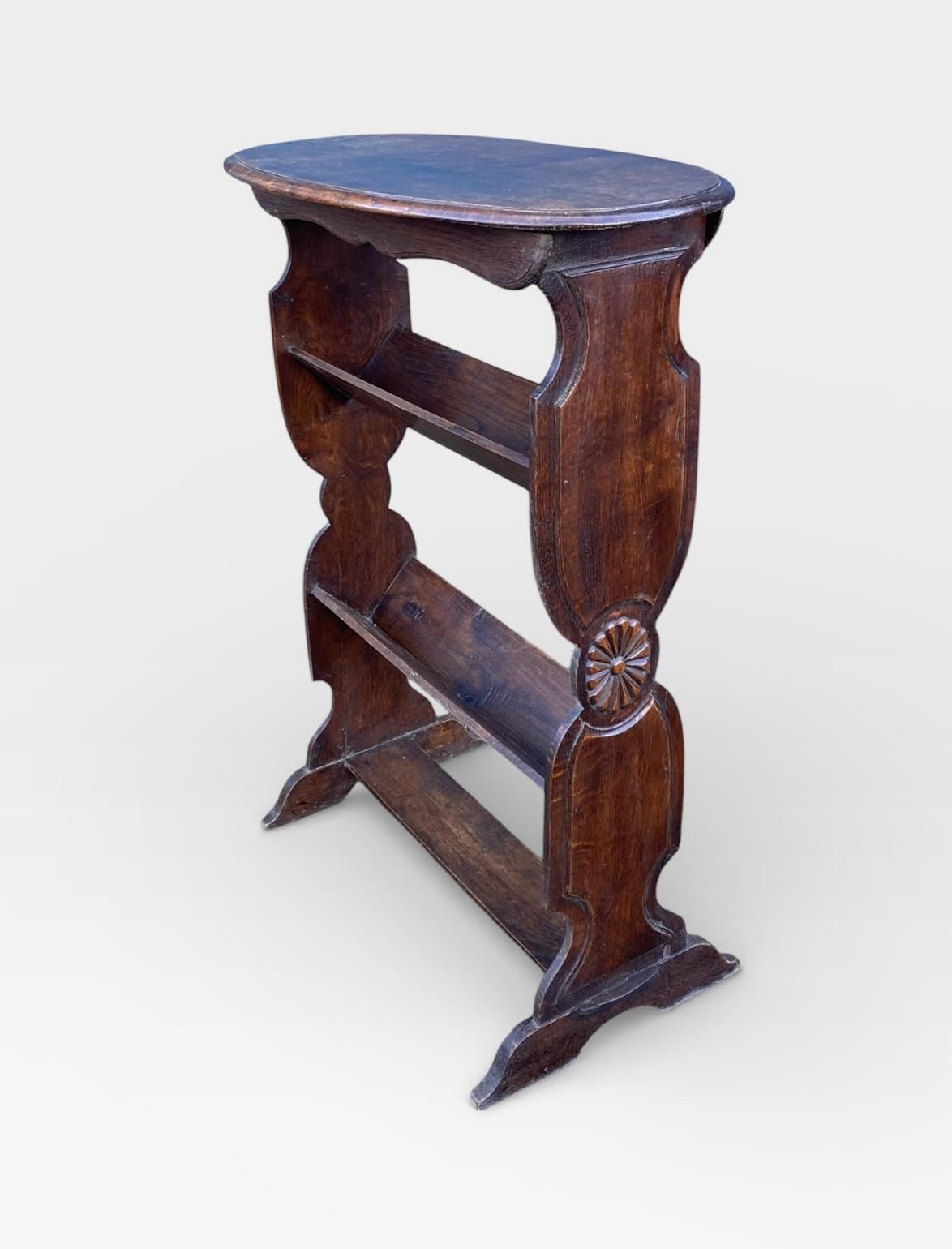 Oak Book Trough, 1930s, Vintage photo for sale