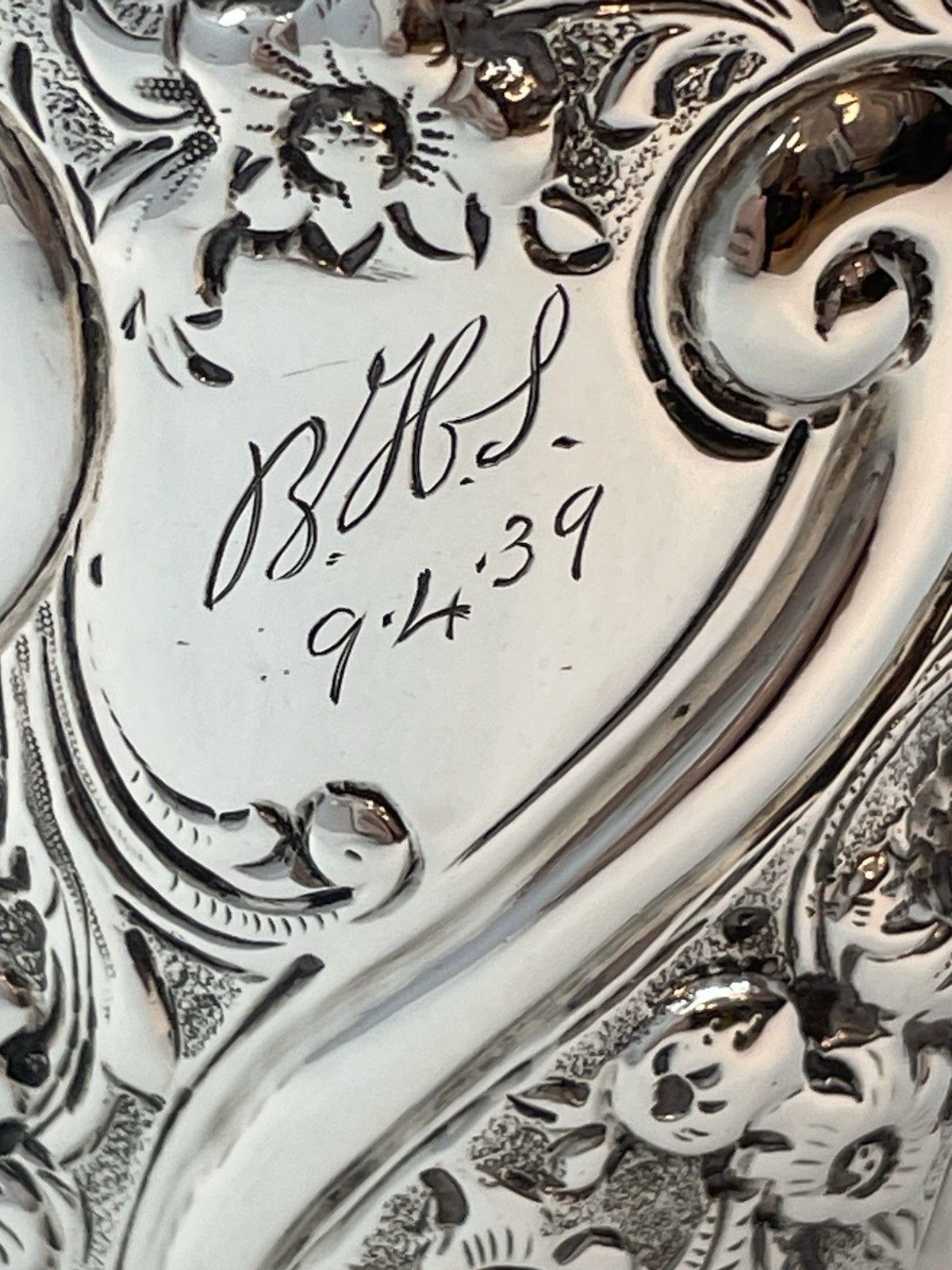 Antique Silver Christening Cup London 1894 (152g) Wakely & Wheeler photo for sale
