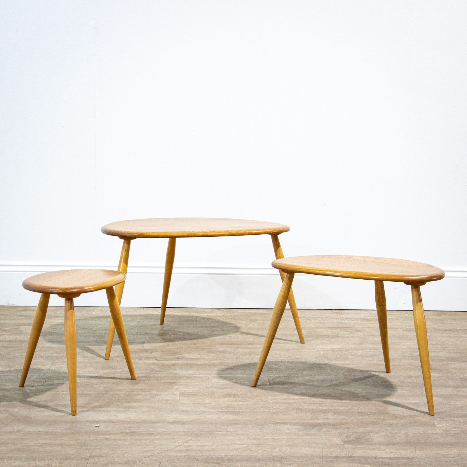 Ercol Nest Of Pebble Tables photo furniture