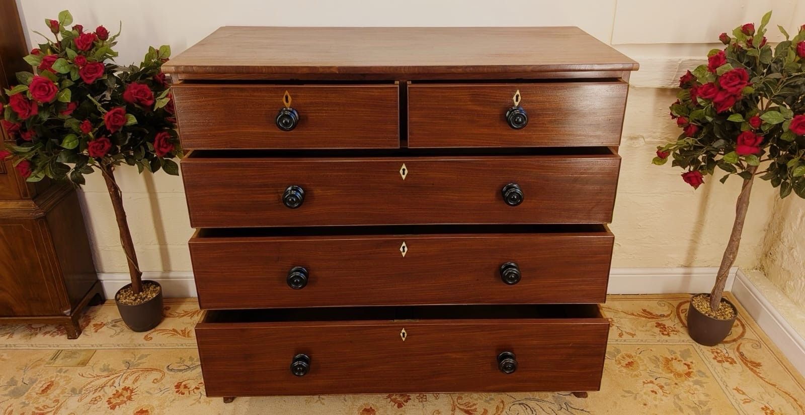 Early 19th Century Mahogany Chest Of Two Over Three Drawers photo 845.0