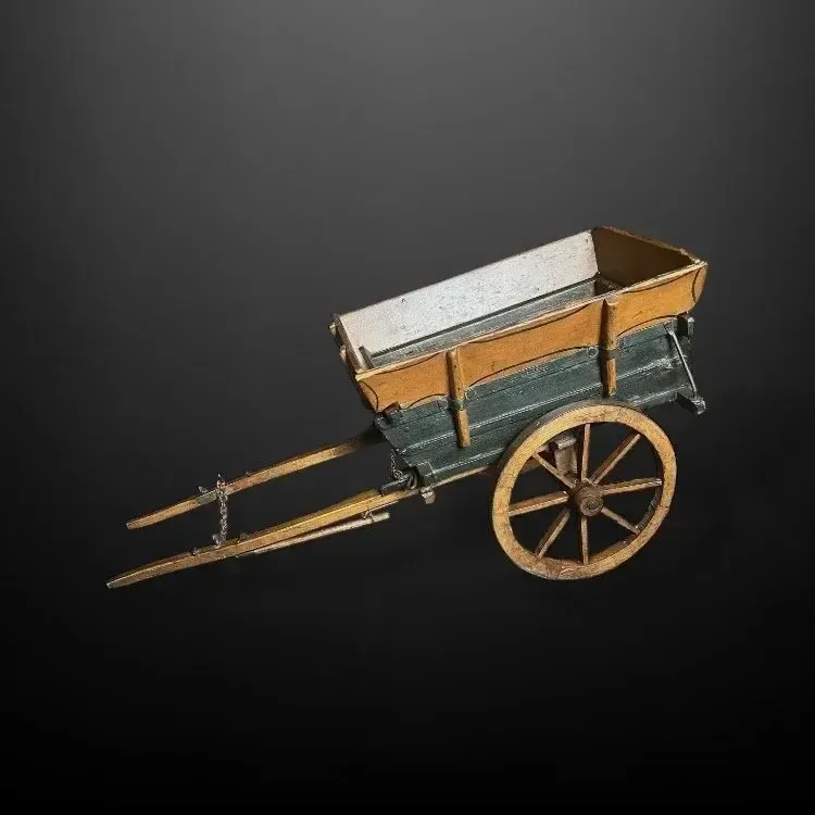 A 19th Century Model Of A Tumbrel, Tip Cart photo for sale